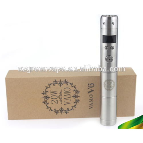 Popular mechanical mod Vamo V6 kit best price with vamo v6 20w Mod
